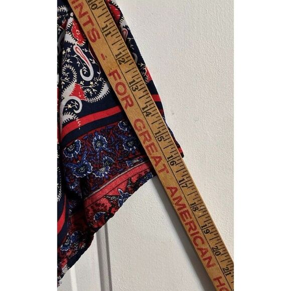 Umgee Whimsicle Tunic Top Very Boho Unique Designs Bell Sleeves Elastic Waist Lg - Picture 7 of 10